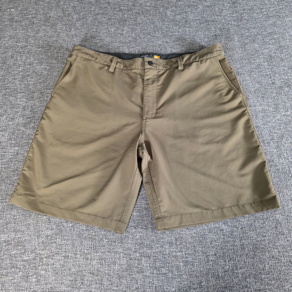 Quiksilver Waterman Hybrid Shorts Mens 37 Olive Green Tech Utility Performance - Picture 1 of 13
